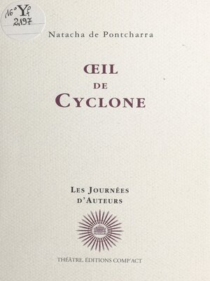 cover image of Œil de cyclone